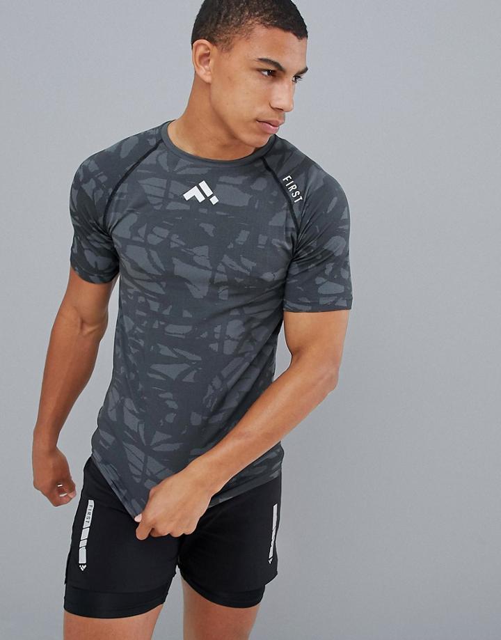 First Seamless Short Sleeve T-shirt - Black