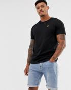 Jack & Jones Core Embroidery Logo T-shirt - Black