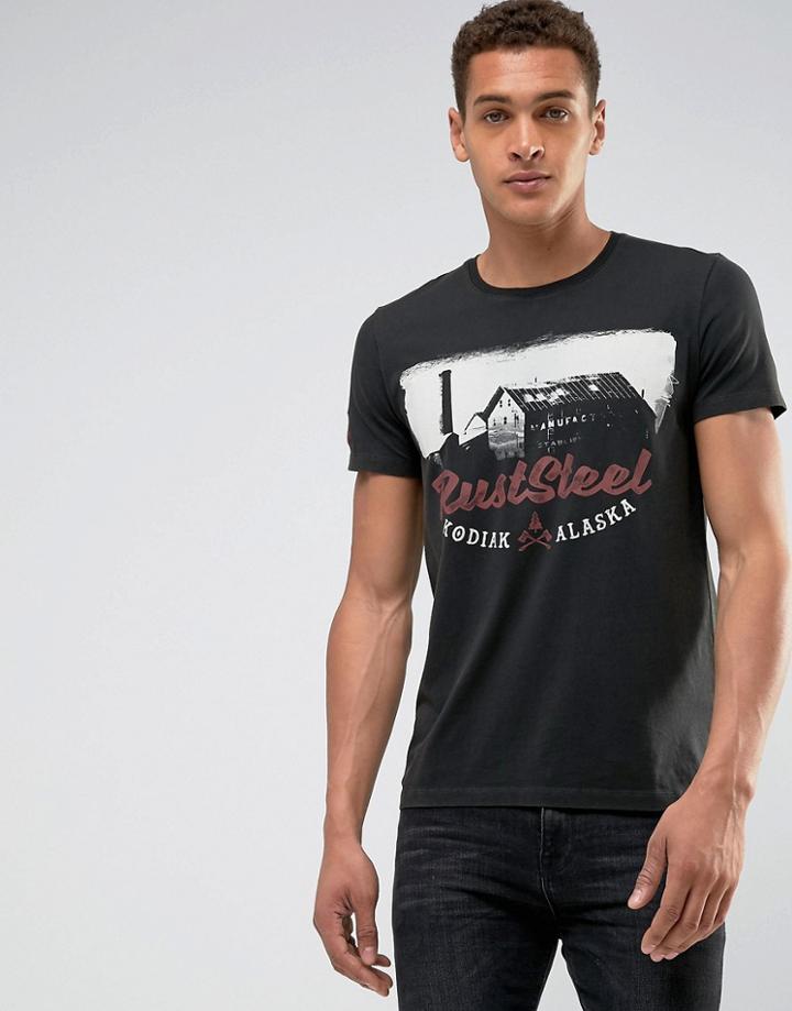 Esprit T-shirt With Graphic - Black