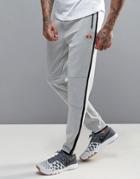 Ellesse Sport Skinny Joggers With Taping - Gray