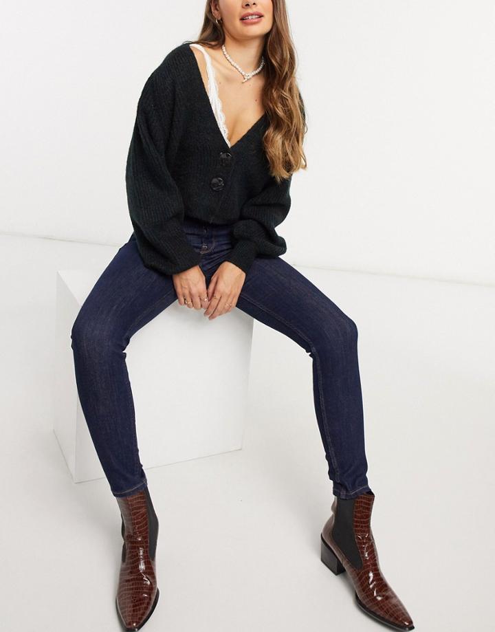 Lee Scarlett Mid Rise Skinny Jeans-blue