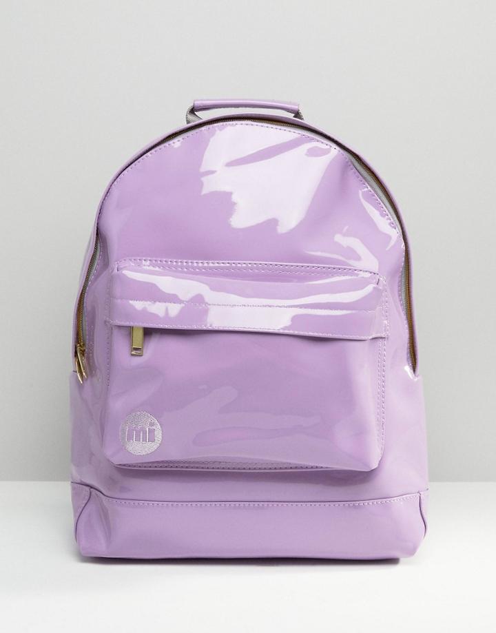 Mi-pac Exclusive Lilac Patent Backpack - Lilac