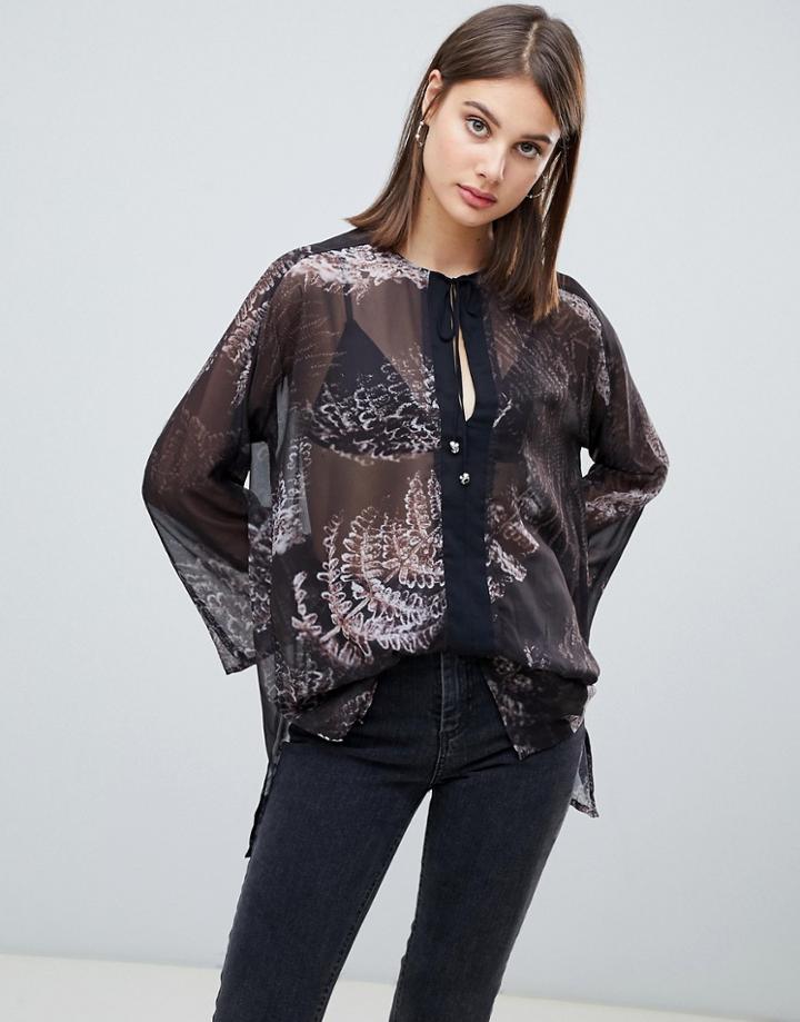Religion Vivid Printed Caftan - Multi