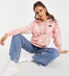 The North Face Essential Hoodie In Pink Tie Dye Exclusive To Asos-neutral