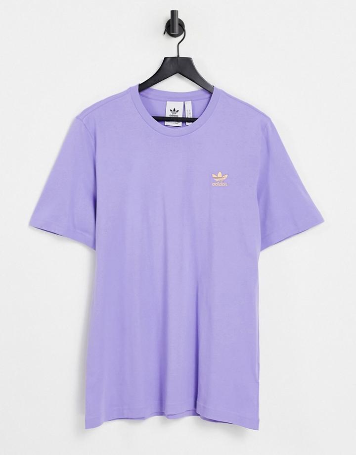 Adidas Originals Essential T Shirt In Light Purple