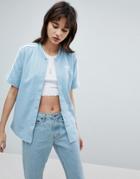 Adidas Originals Nova Oversized Button Down Jersey - Gray