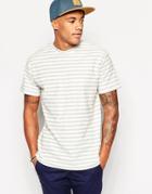 New Look Striped T-shirt In Gray - Gray