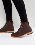 Call It Spring Rosciolo Lace Up Boots In Brown - Brown