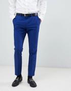 Burton Menswear Skinny Fit Suit Pants In Blue - Blue