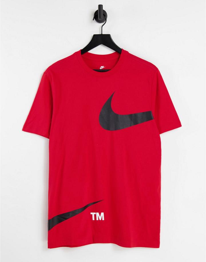 Nike Swoosh Pack T-shirt In Red