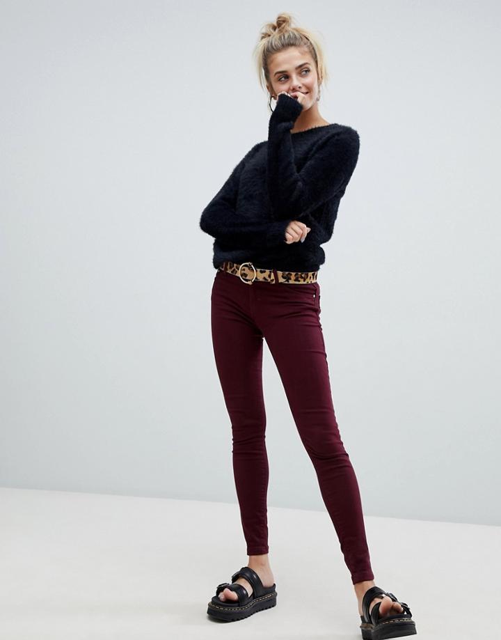Bershka Jegging - Red