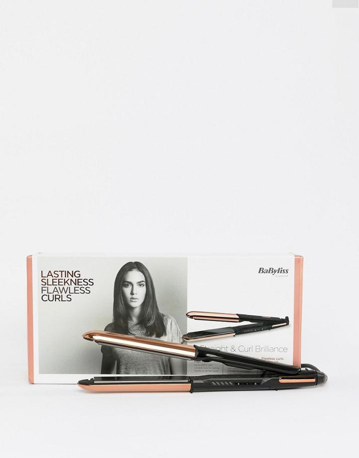 Babyliss Straight And Curl Brilliance Hair Straightener - Clear