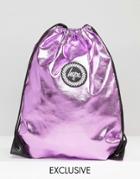 Hype Exclusive Kit Bag In Metallic Baby Pink - Pink