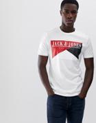 Jack & Jones Originals T-shirt With Box Logo Print - White