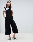 Asos Design Overall With Pocket Detail - Black