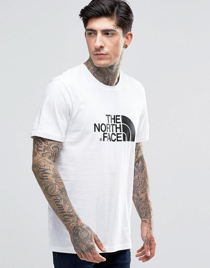 The North Face T-shirt With Easy Logo In White - White