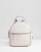 Carvela Sooty Mini Backpack With Gem Detail - Cream