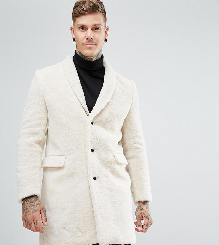 Noose & Monkey Borg Overcoat - Cream