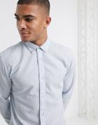 Jack & Jones Essentials Stripe Shirt In Light Blue-blues