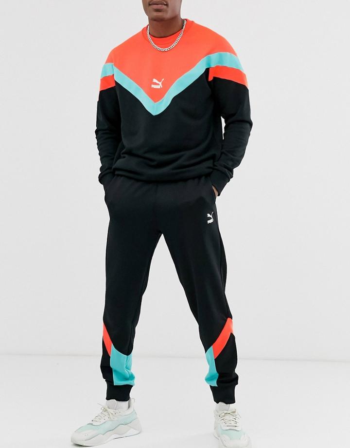Puma Iconic Mcs Joggers In Black