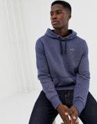 Hollister Icon Logo Overhead Hoodie In Navy - Navy