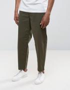 Selected Homme Wide Fit Chinos - Green