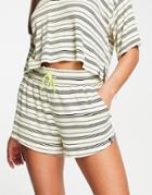 Volcom Popztone Drawstring Short In Multi Stripe - Part Of A Set