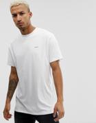 Night Addict Oversized Limited Chest Print T-shirt - White