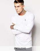 Religion Jersey Long Sleeve Top - White