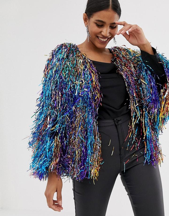A Star Is Born Tassel Jacket In Multi - Multi