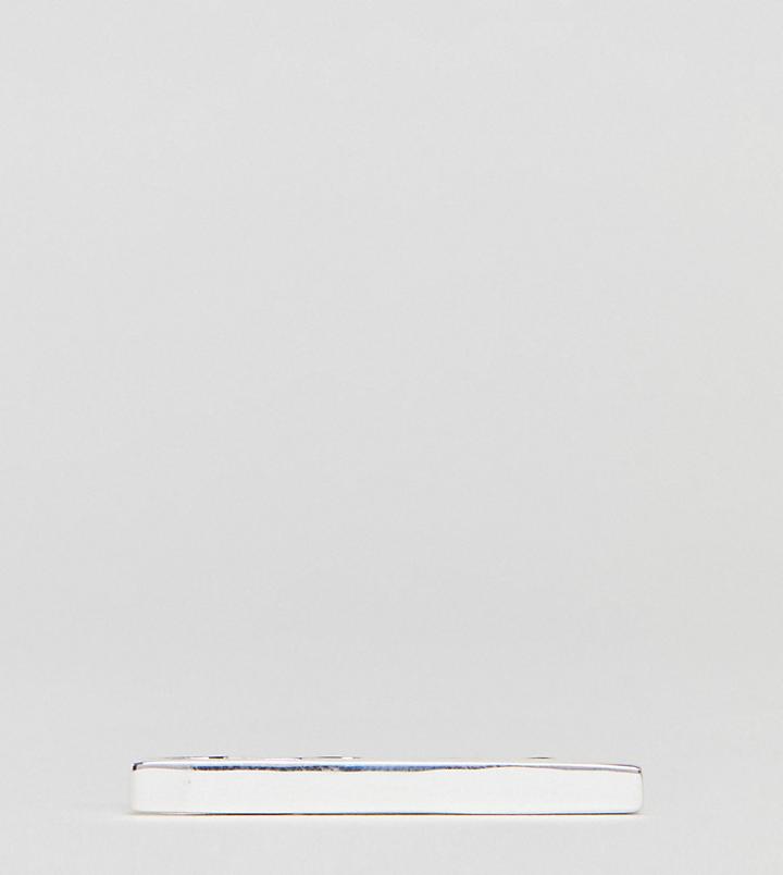 Asos Sterling Silver Tie Bar - Silver