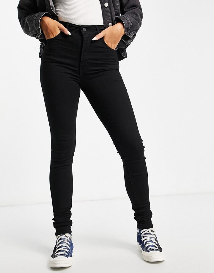Levi's Mile High Skinny Jean In Clean Black