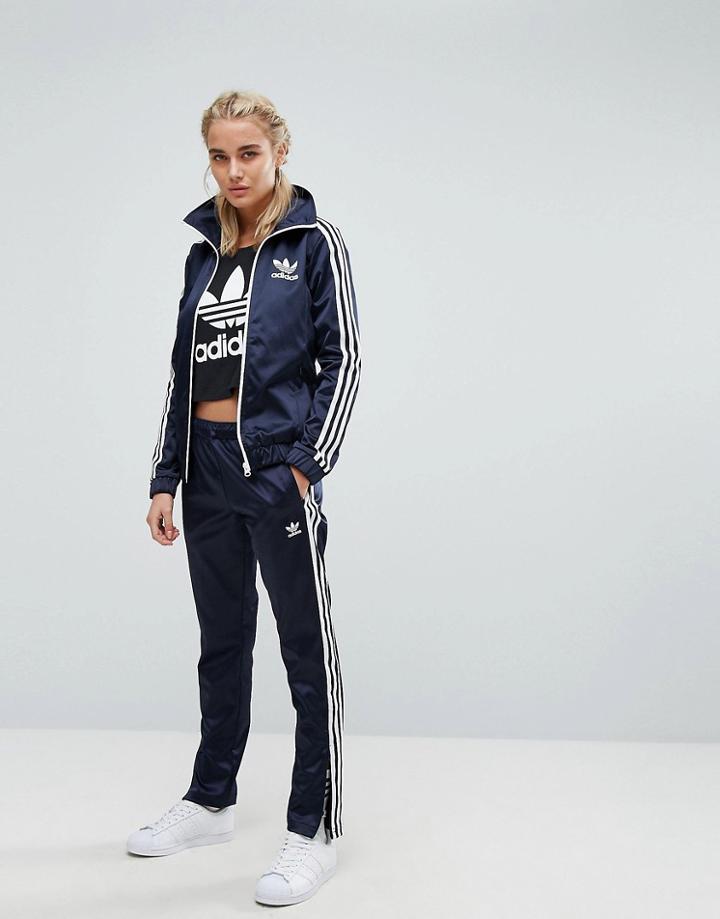 Adidas Originals Europa Track Pant In Navy - Navy