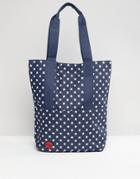 Mi Pac Tote In All Stars Print - Navy