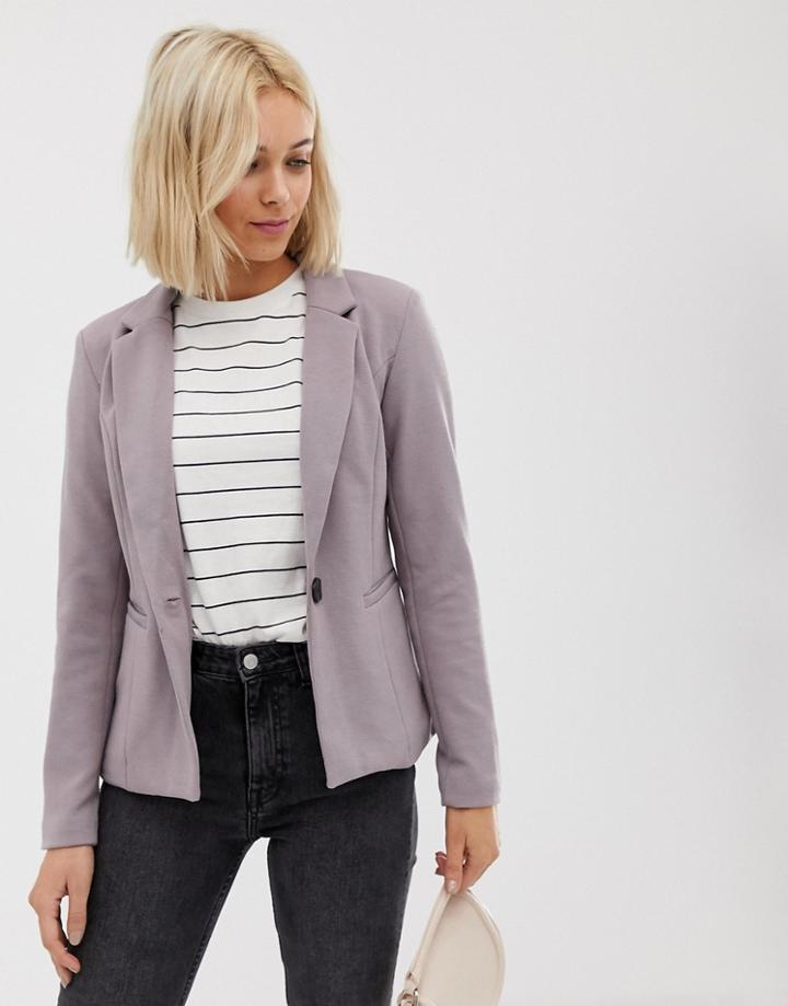 Jdy Jersey Tailored Blazer - Gray
