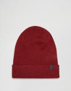 Selected Homme Beanie Leth - Red