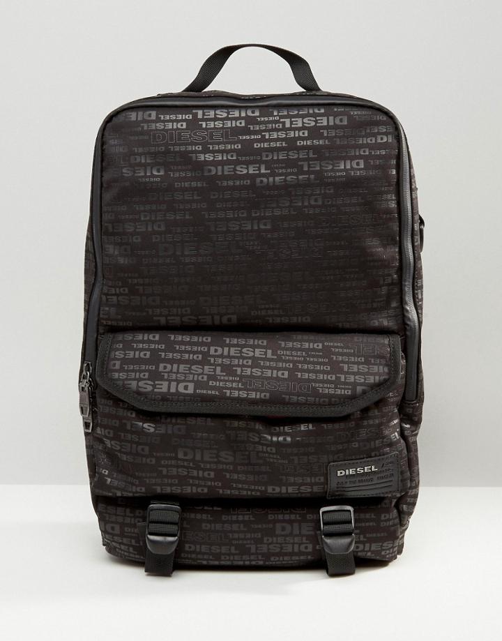 Diesel Backpack With Print - Green