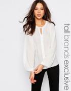 Y.a.s Tall Bell Sleeve Shirt - Cream