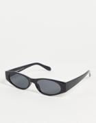Aj Morgan Wincey Womens Round Sunglasses In Black