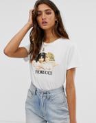 Fiorucci Vintage Angels T-shirt In White - White