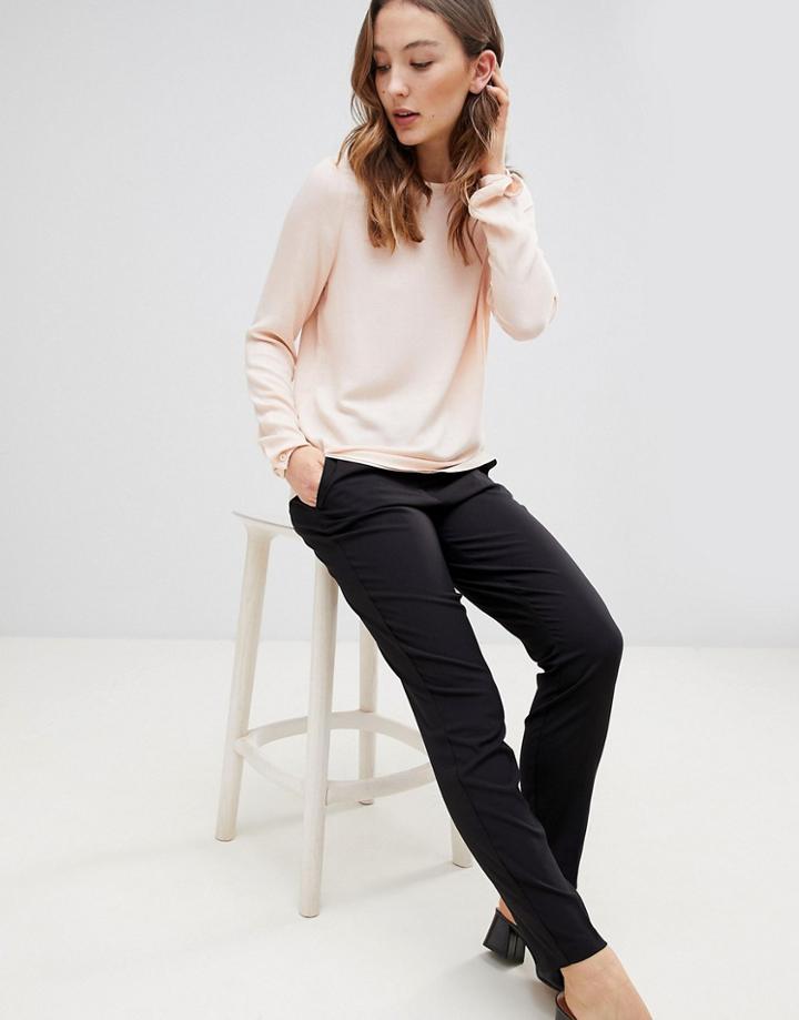 Vero Moda Slim Ankle Length Pants - Black