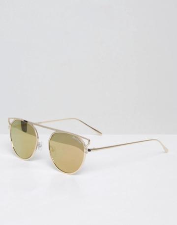 Black Phoenix Wire Bar Sunglasses - Silver