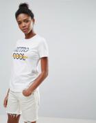 Vila Retro Cool Slogan T-shirt - Multi