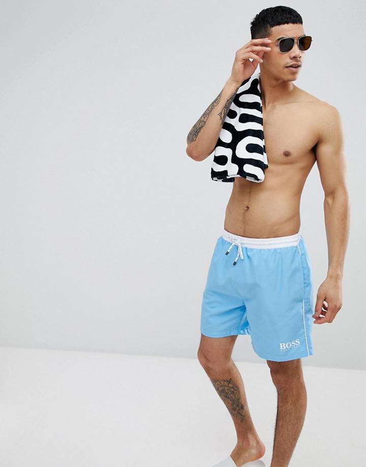 Boss Starfish Swim Shorts In Blue - Blue