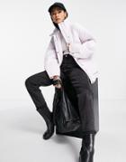 & Other Stories Recycled Padded Jacket In Lilac-purple