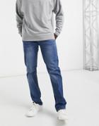 Threadbare Slim Fit Jeans In Light Blue-blues