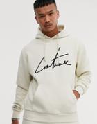The Couture Club Essential Hoodie In Off White