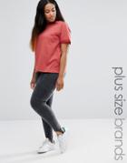 Missguided Plus Stirrup Leggings - Black
