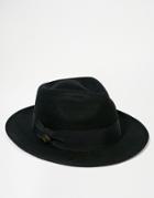 Goorin Fratelli Wool Fedora Hat - Black