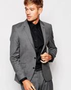 Selected Homme Suit Jacket In Slim Fit - Gray